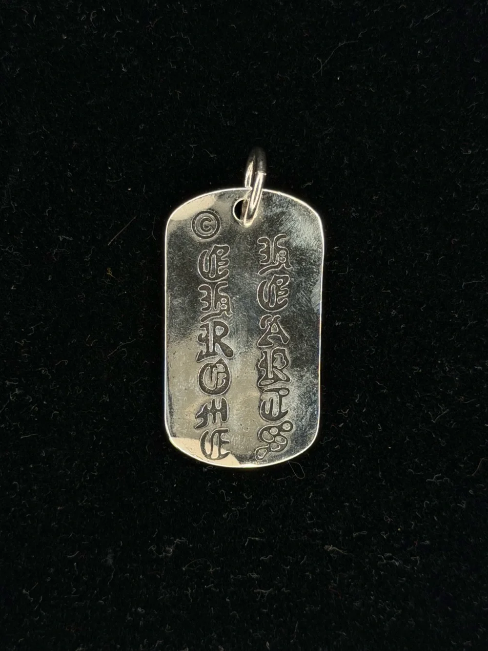 Chrome Hearts Floral Cross Multi Stack Dogtag Unisex Pendant